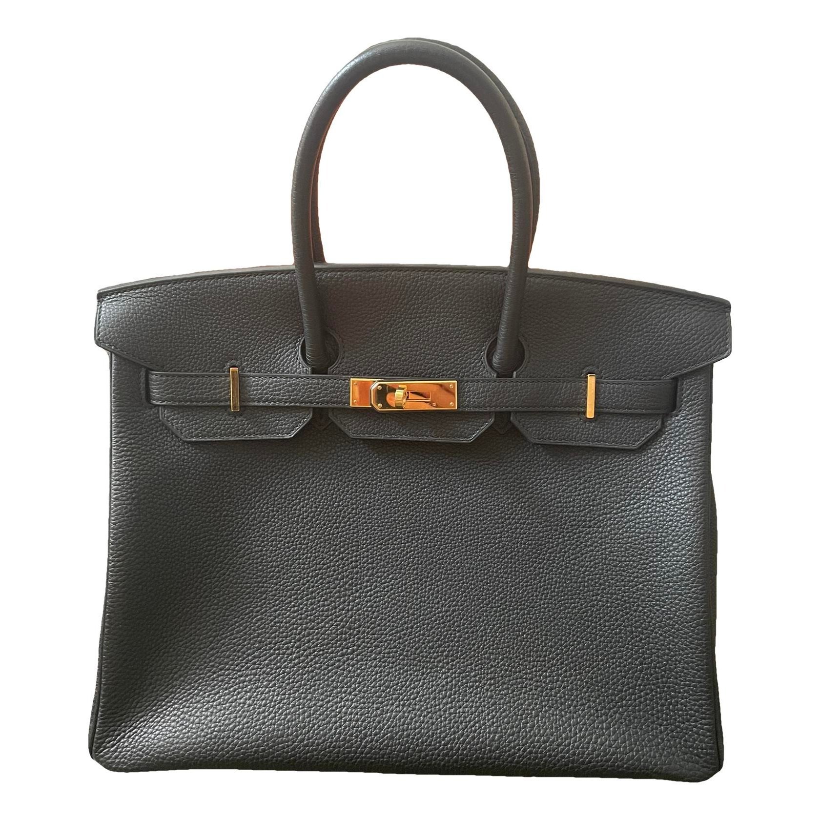 Birkin 35 leather handbag