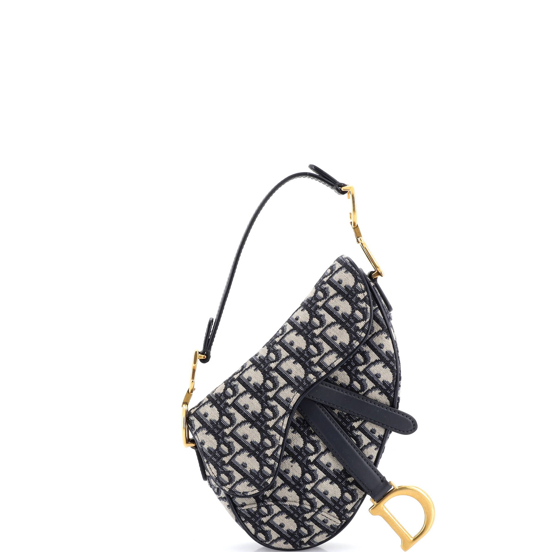 Dior Saddle Handbag Oblique Canvas Mini