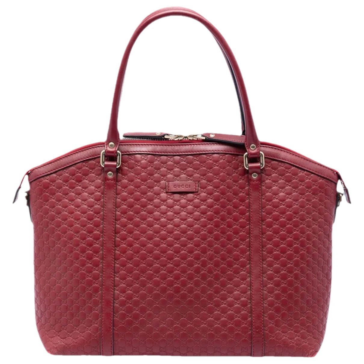 Dôme leather satchel