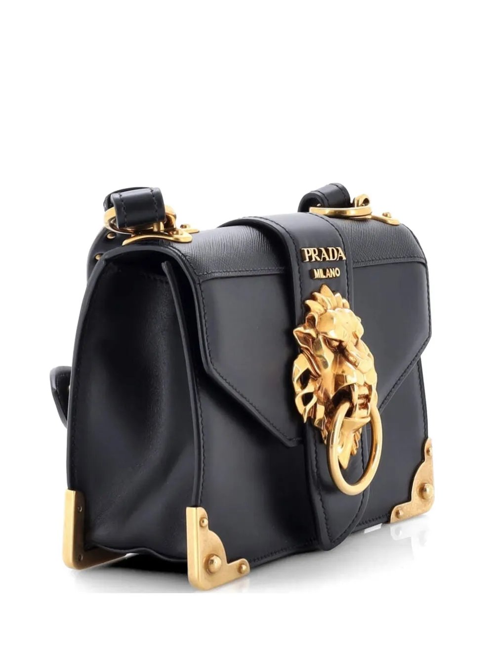 Animalier Cahier Leather Small crossbody bag