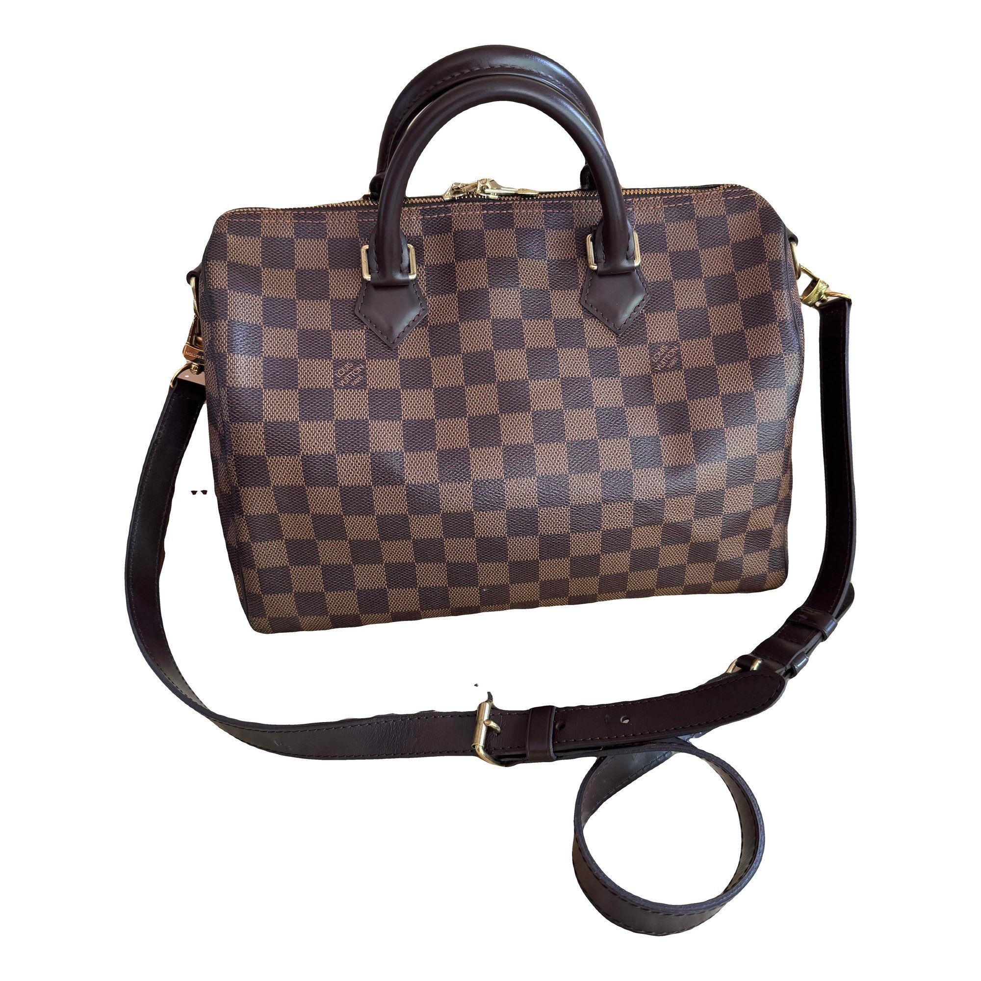 Speedy Bandoulière leather satchel