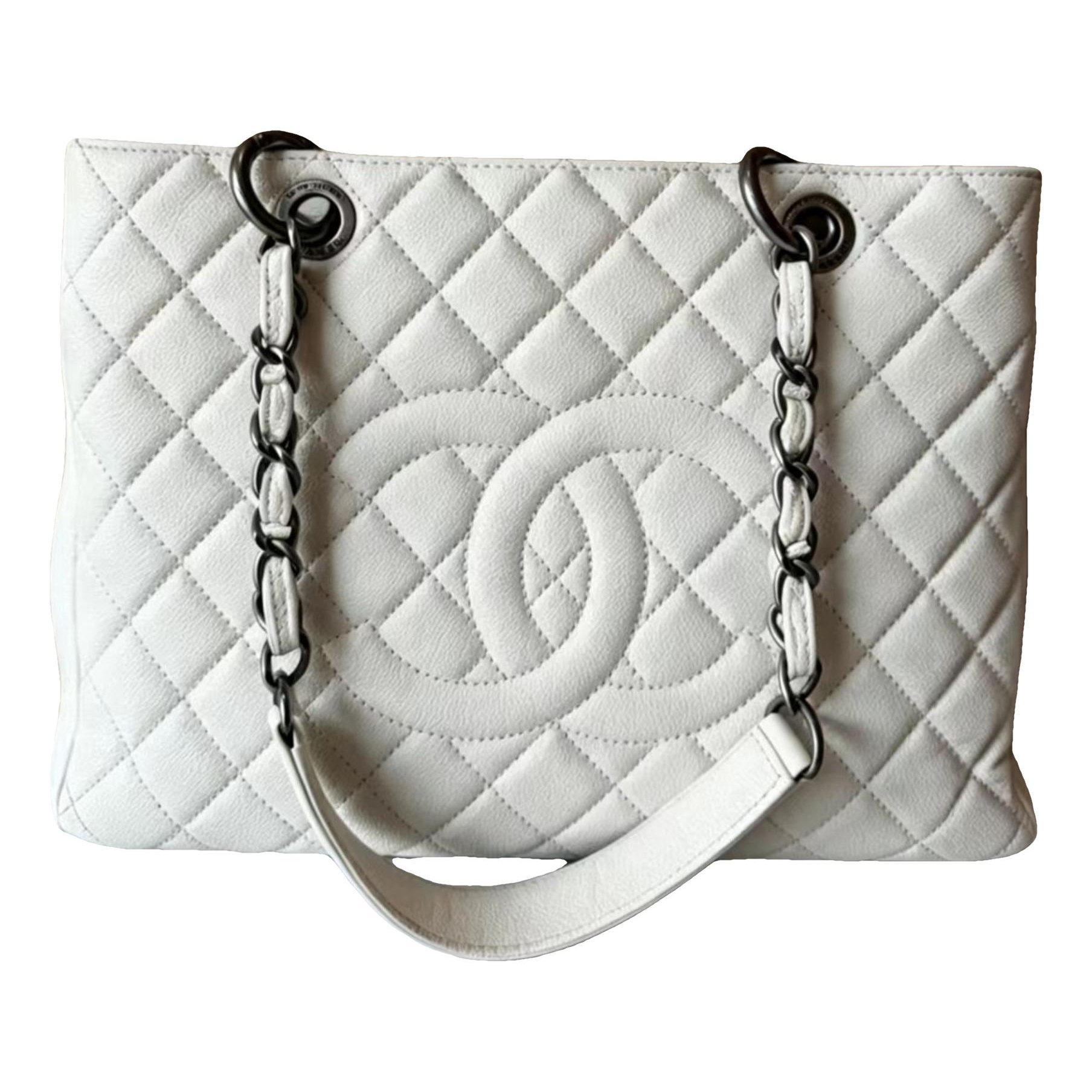 Grand shopping leather tote