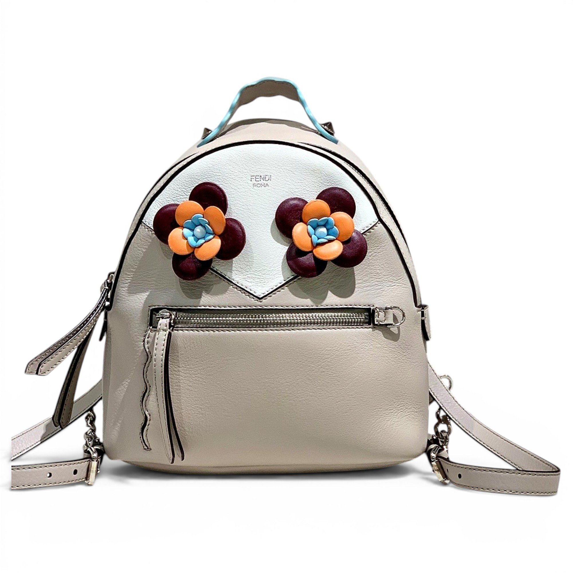 Leather backpack