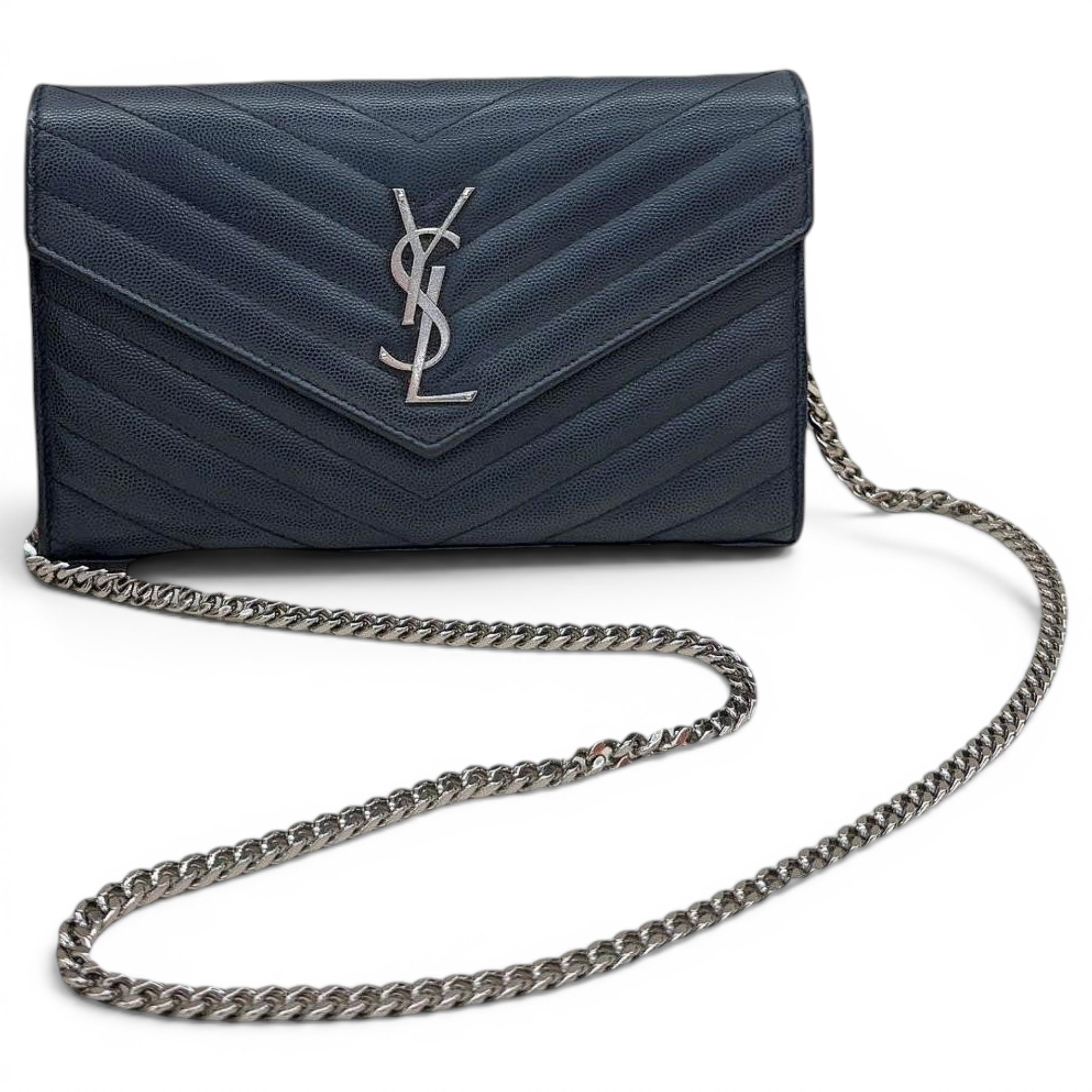 Portefeuille enveloppe leather handbag