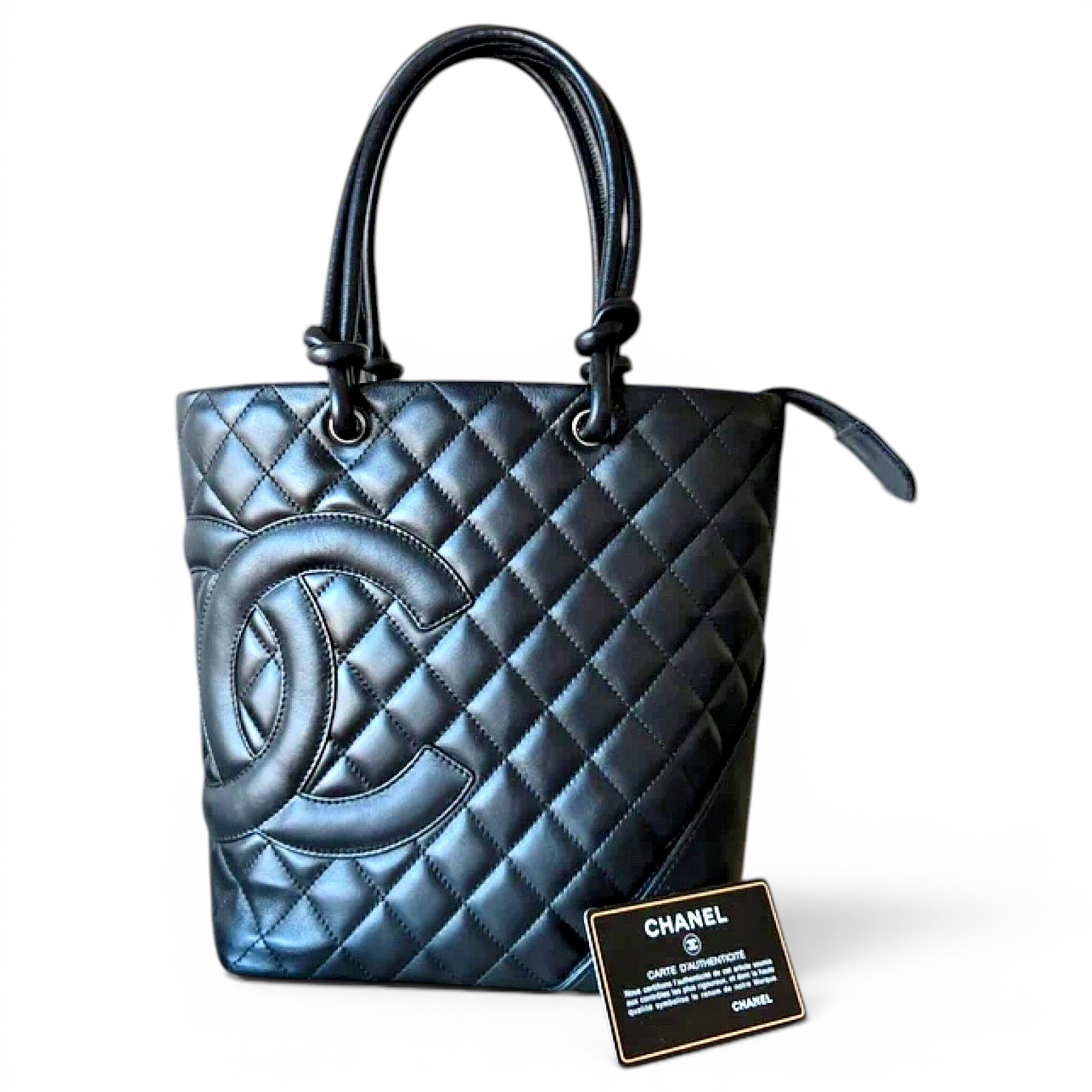 Chanel Cambon leather tote