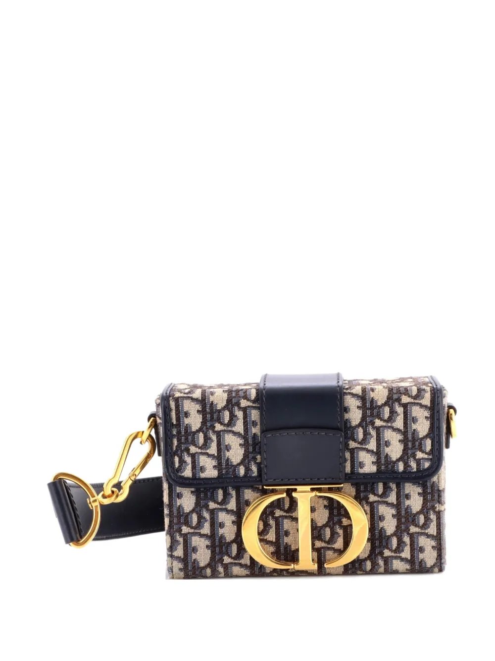 30 Montaigne Box Bag Oblique Canvas crossbody bag