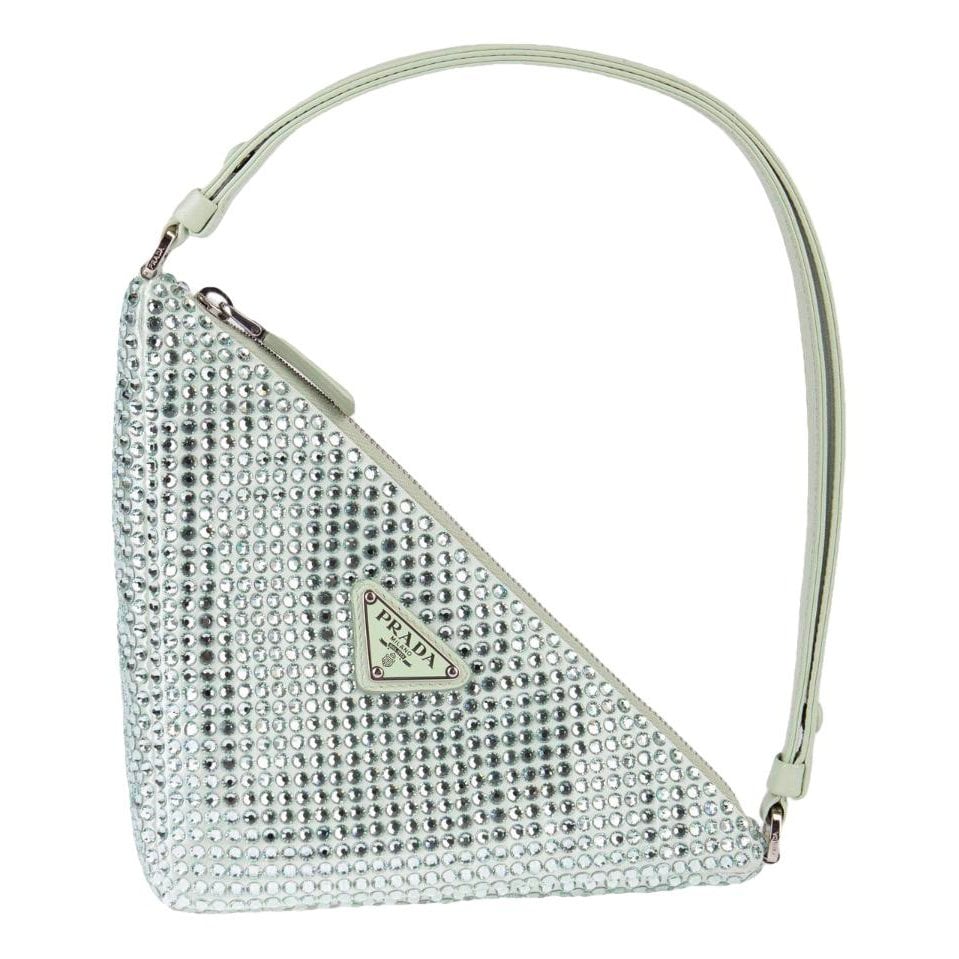 Triangle cloth handbag