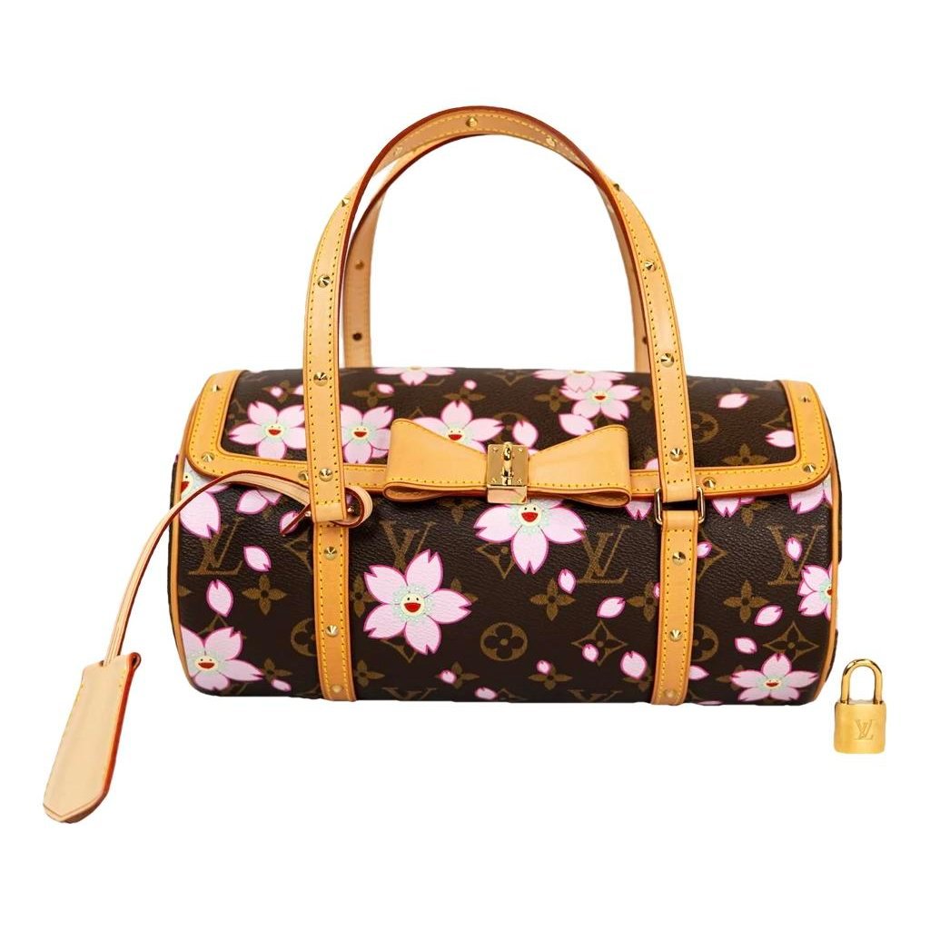 Papillon leather handbag