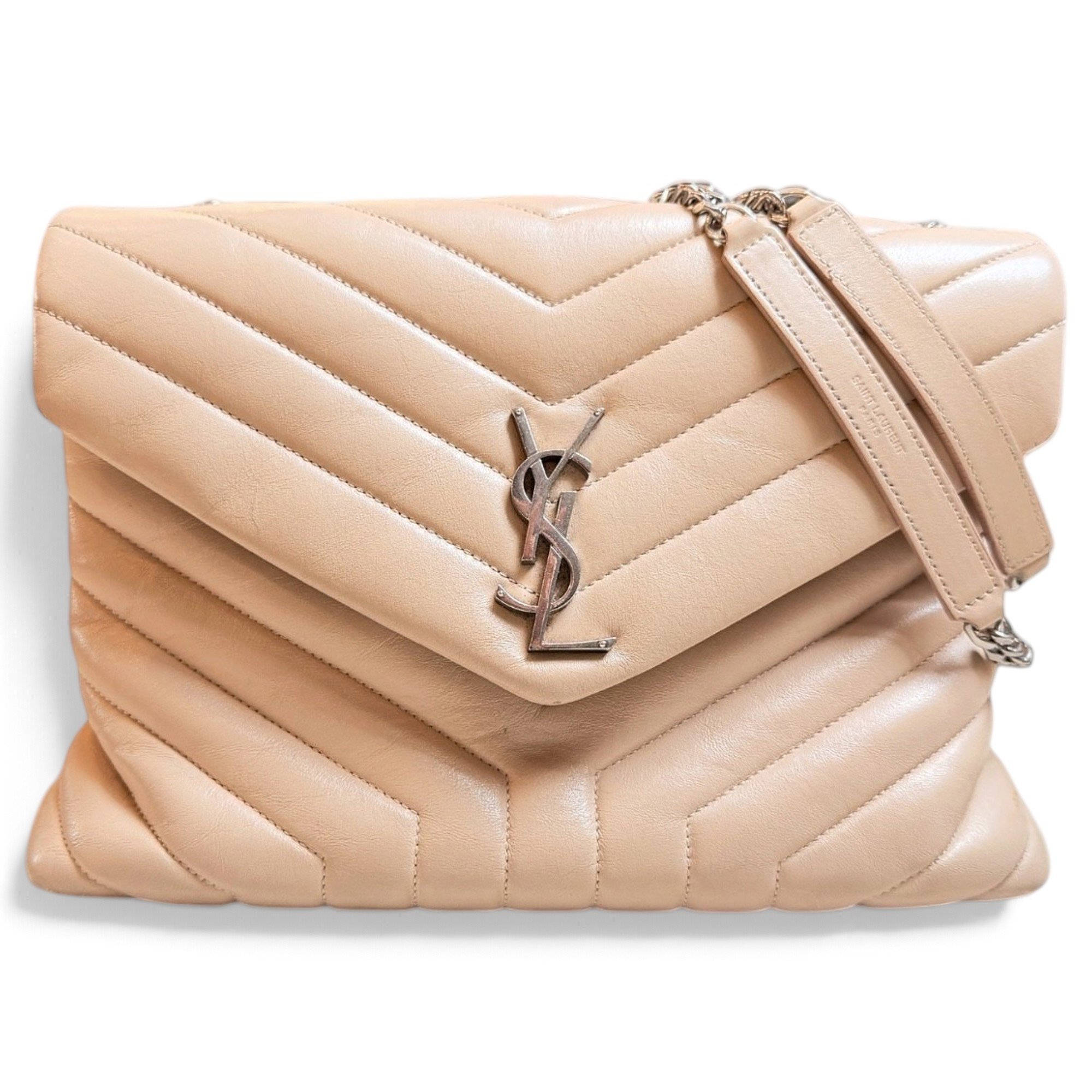 Saint Laurent Loulou Puffer leather handbag
