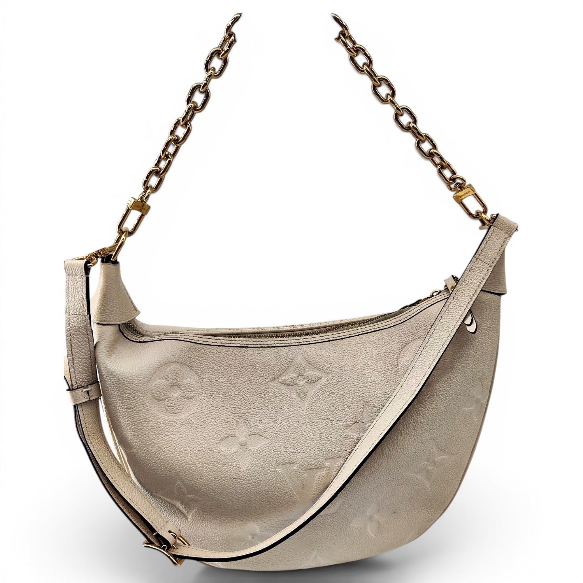 Loop leather handbag