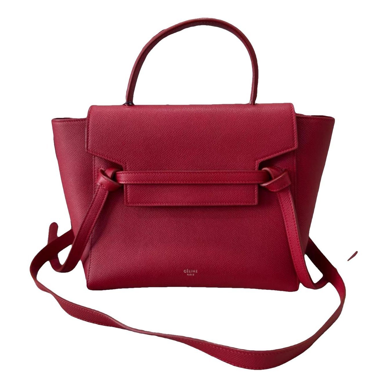 Belt leather handbag
