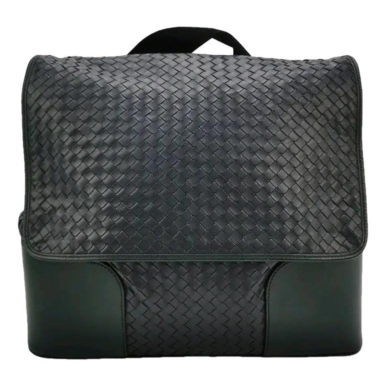 Leather backpack