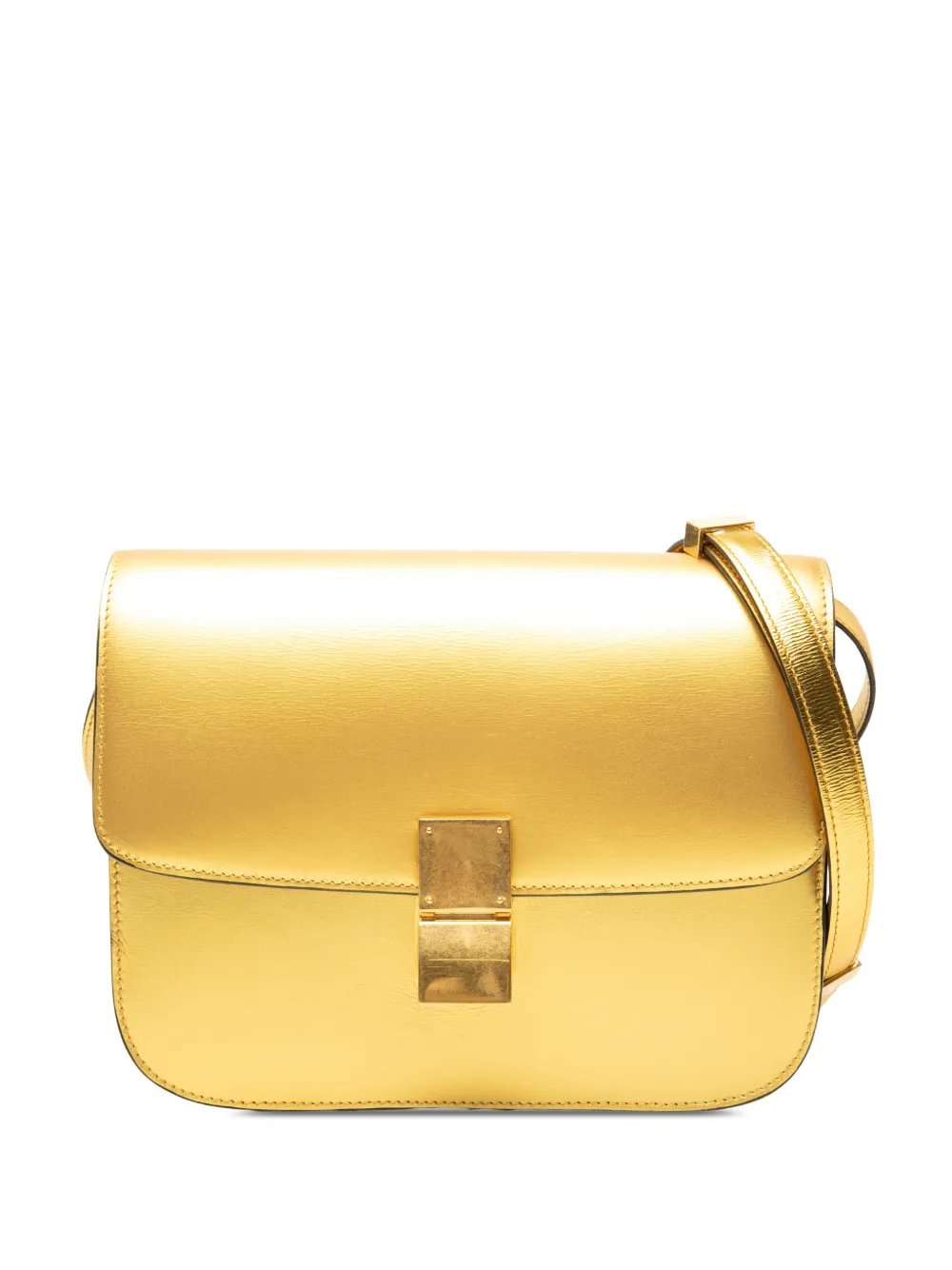 2013 Medium Metallic Calfskin Classic Box crossbody bag