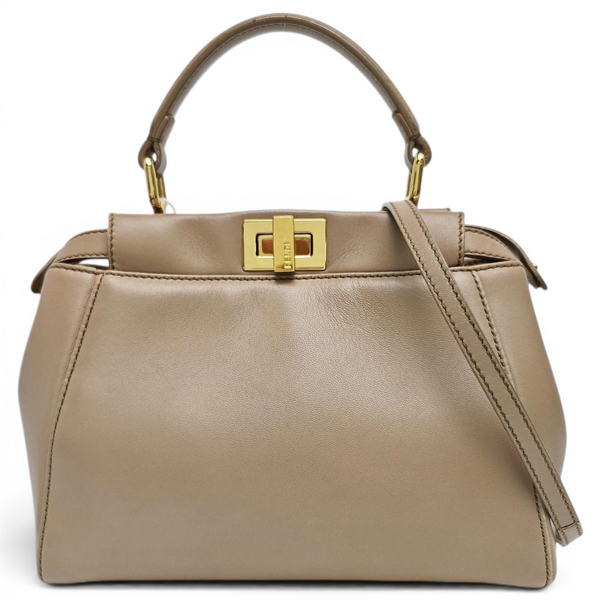 Peekaboo leather crossbody bag