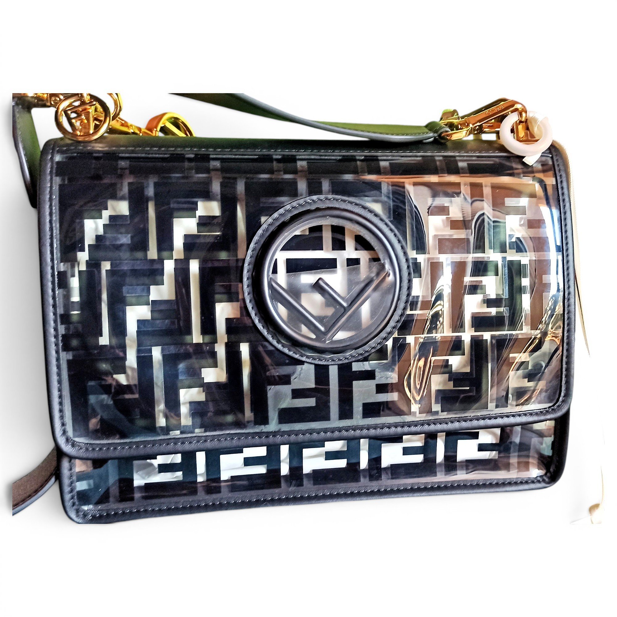 Kan I Logo leather handbag