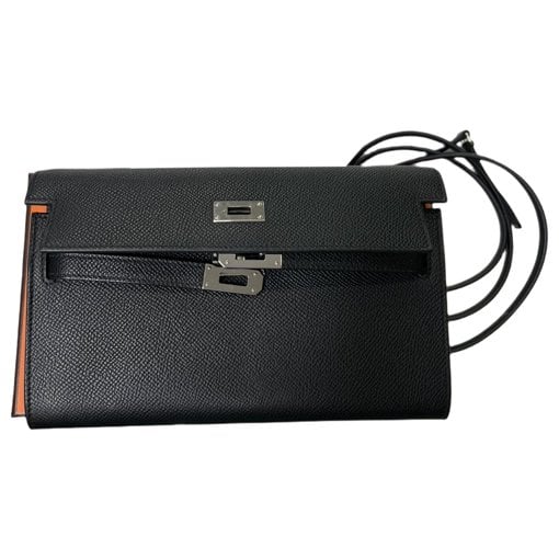 Hermes Kelly 25 Handbag Black Epsom Leather 2025