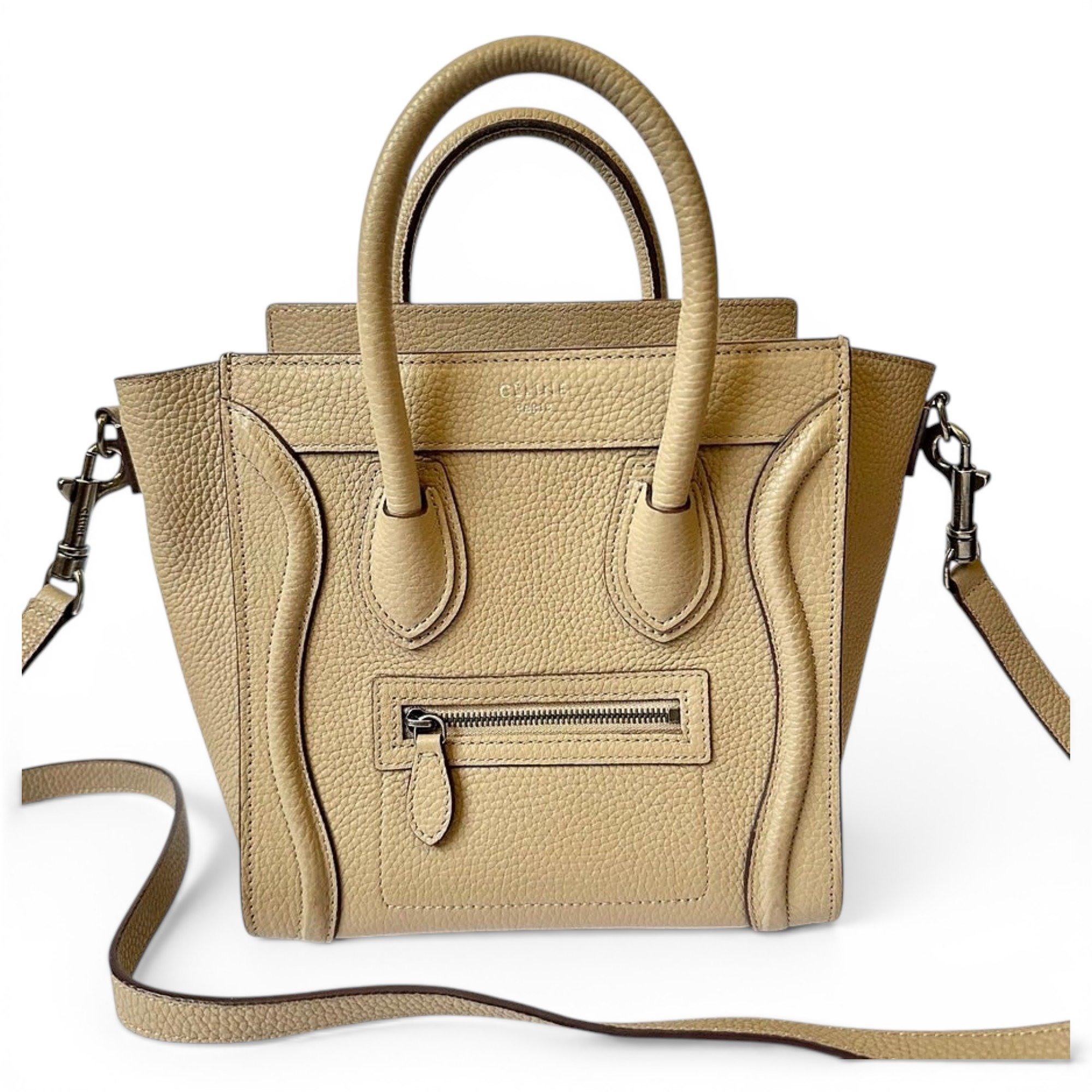 Nano Luggage leather tote