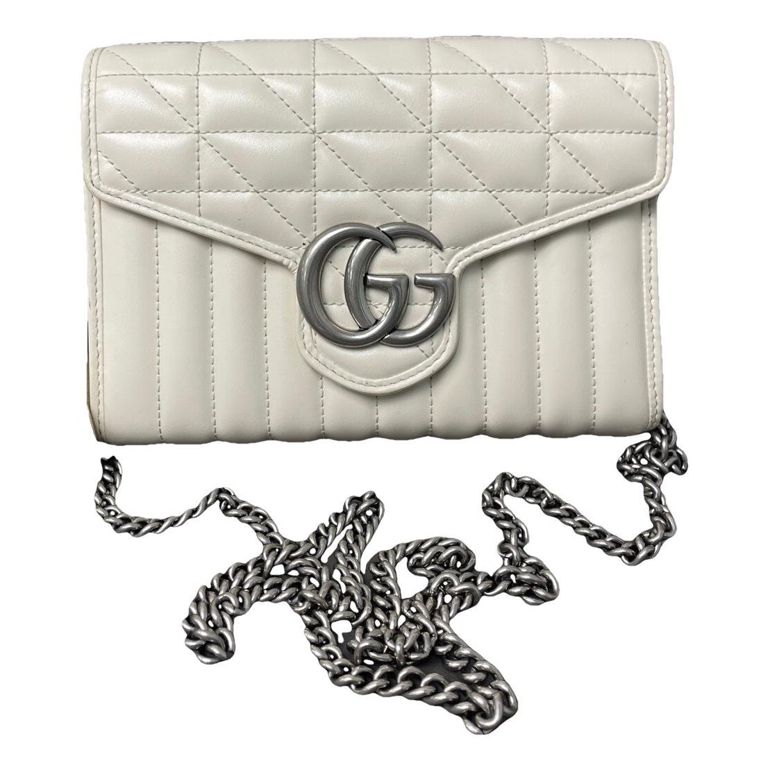 GG Marmont Flap leather crossbody bag