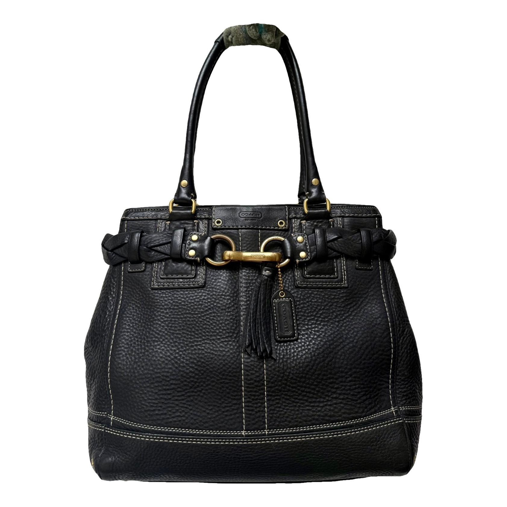 Leather handbag