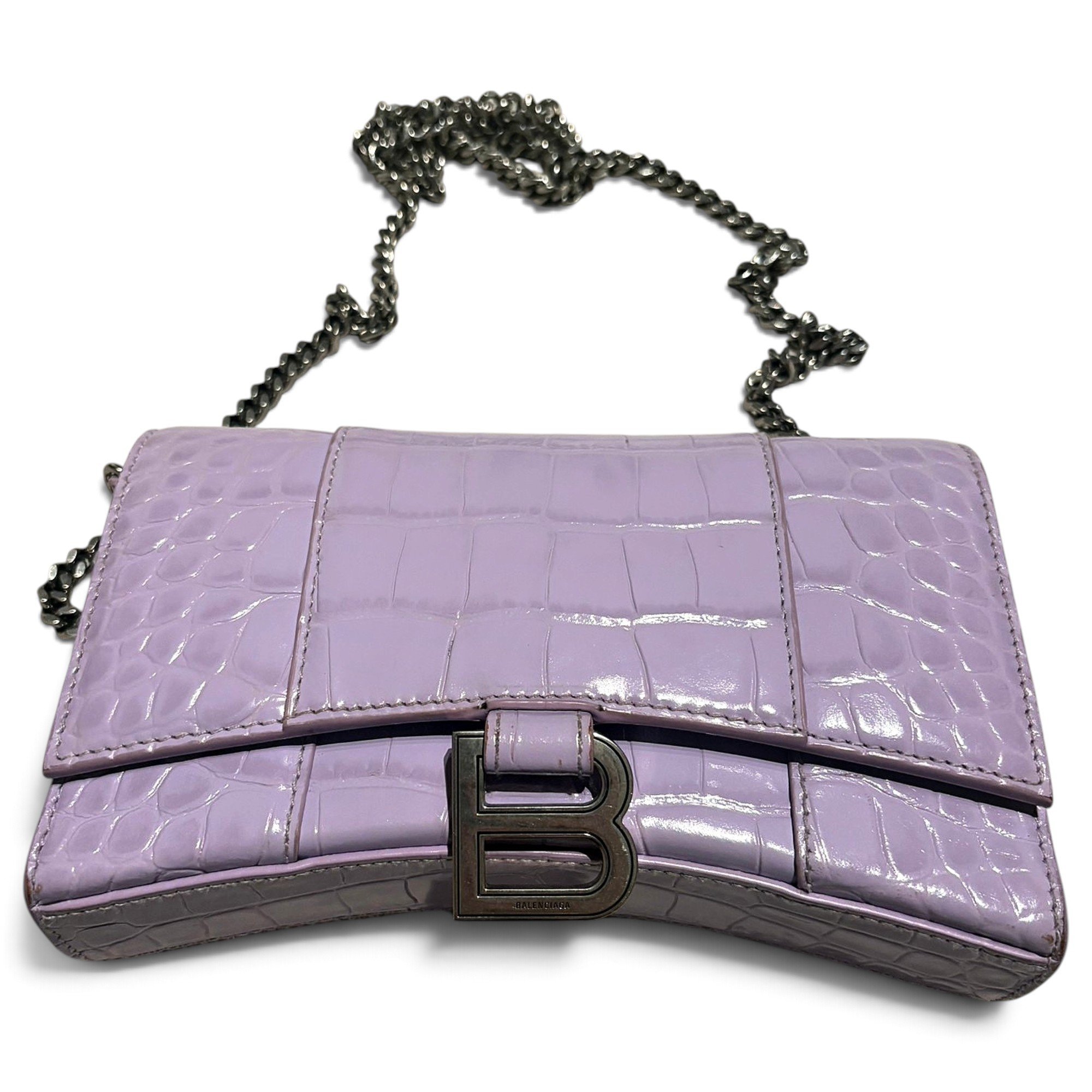 Downtown Chain leather handbag