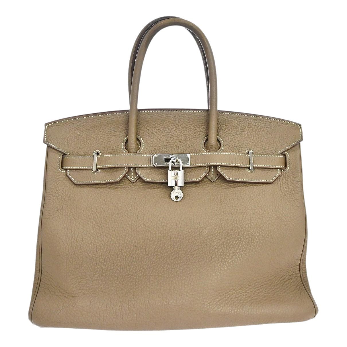 Birkin 35 leather handbag