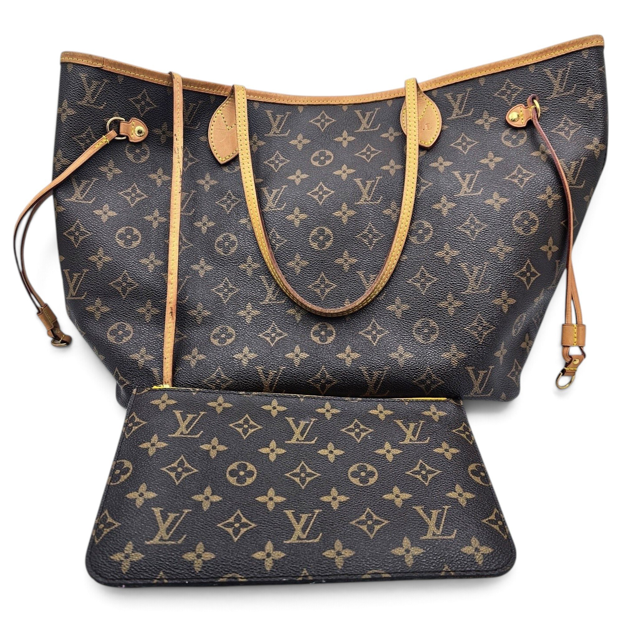 Neverfull leather tote