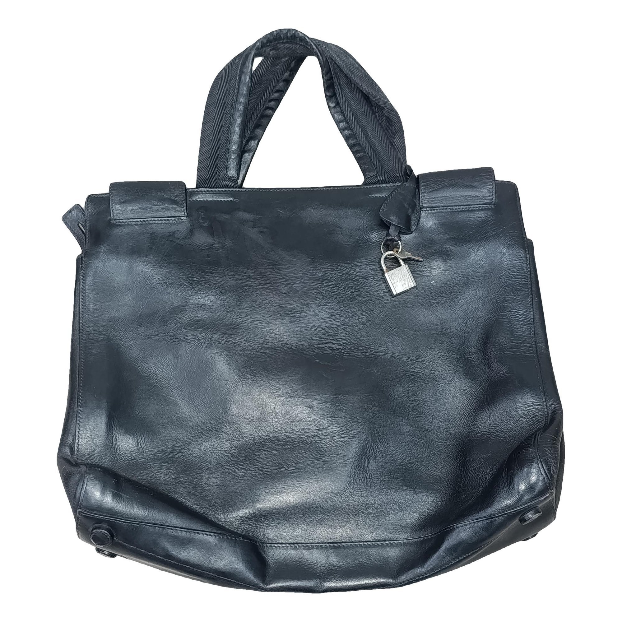 Leather tote