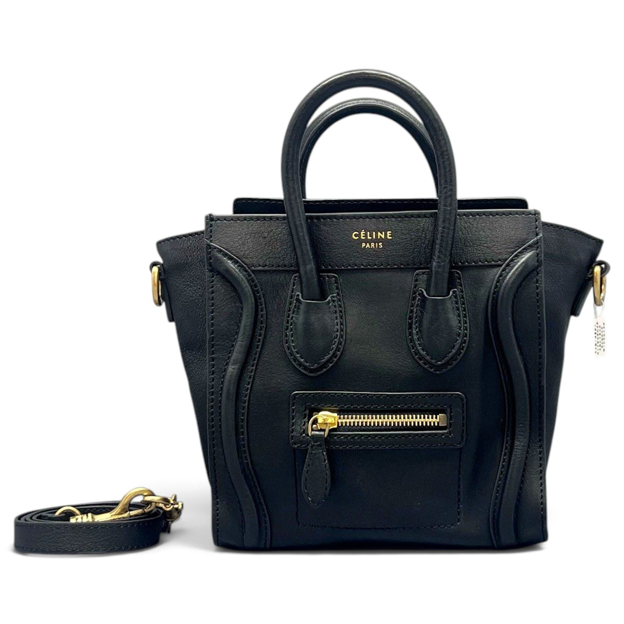 Nano Luggage leather handbag