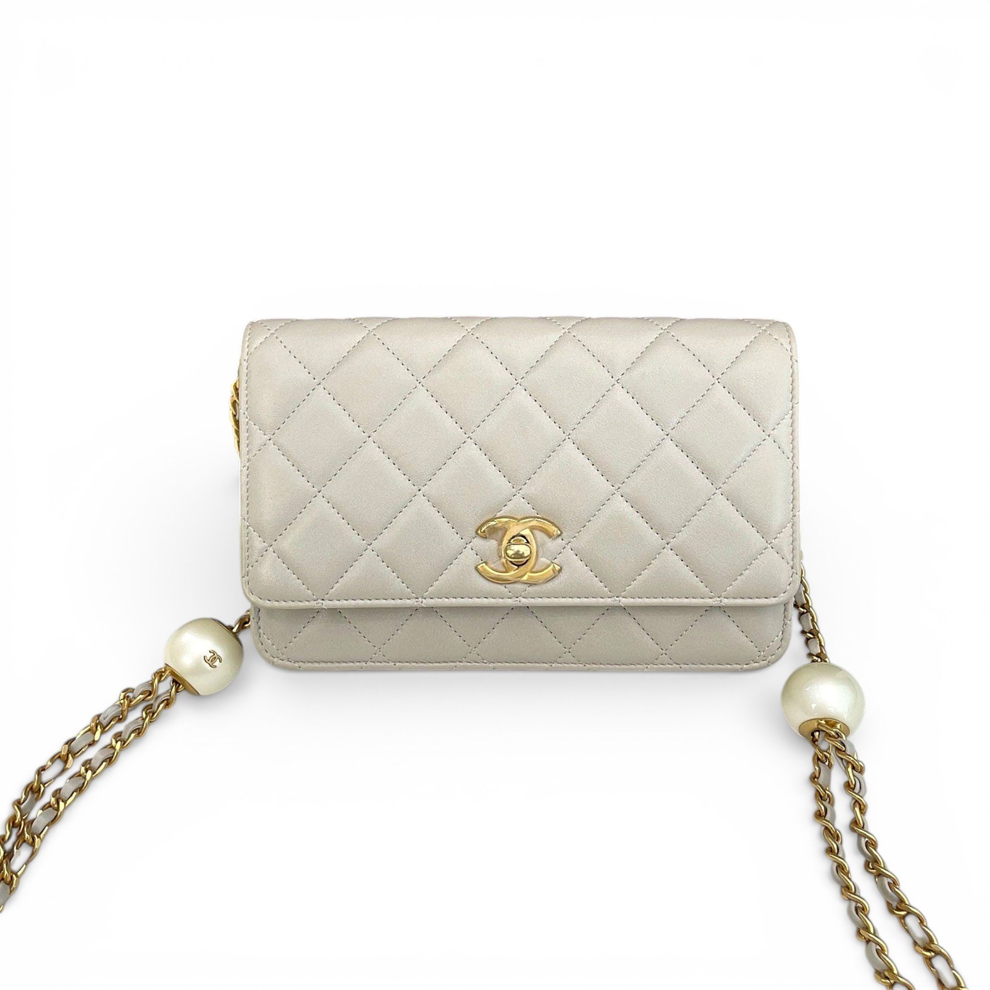 Trendy CC Wallet on Chain leather crossbody bag