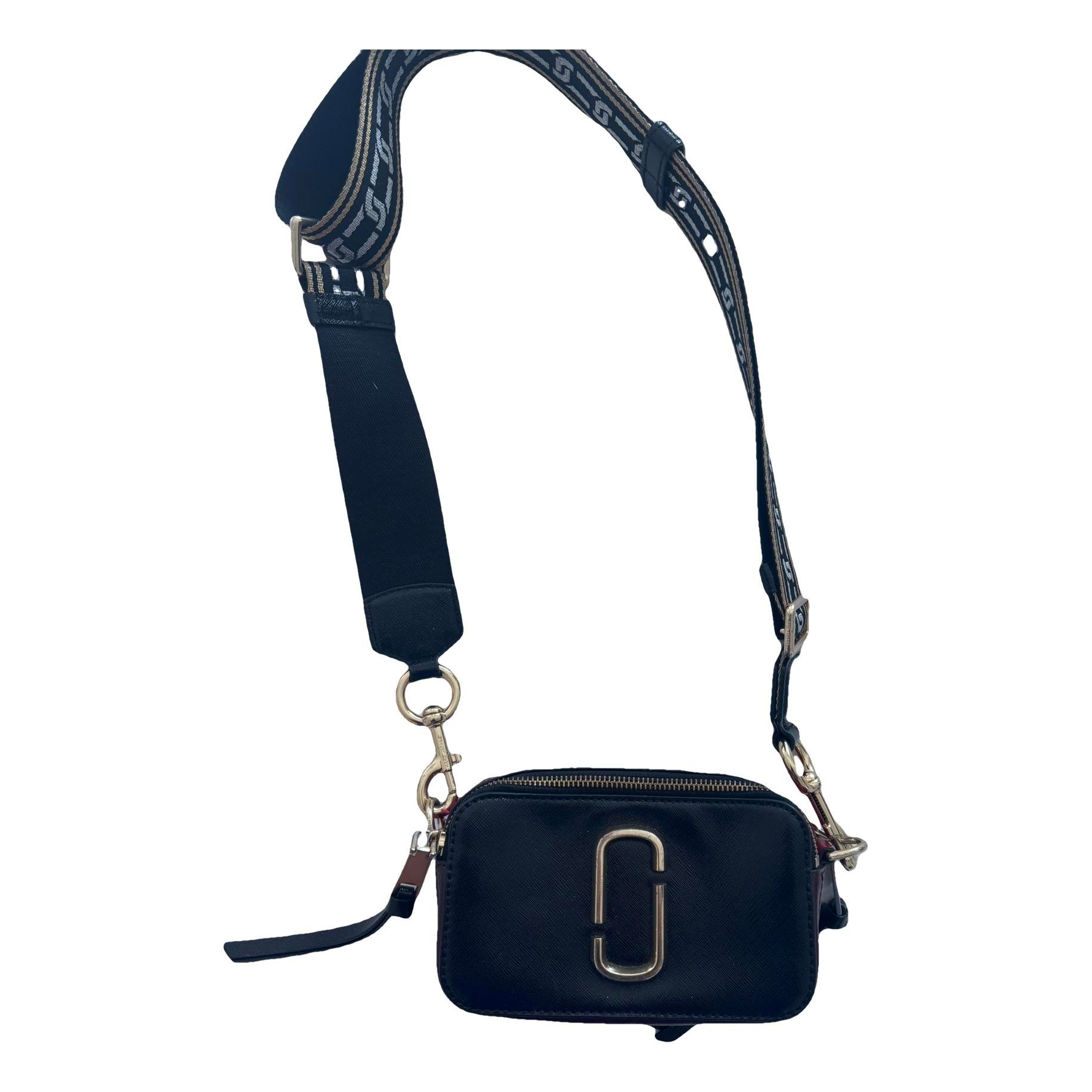 Snapshot patent leather crossbody bag