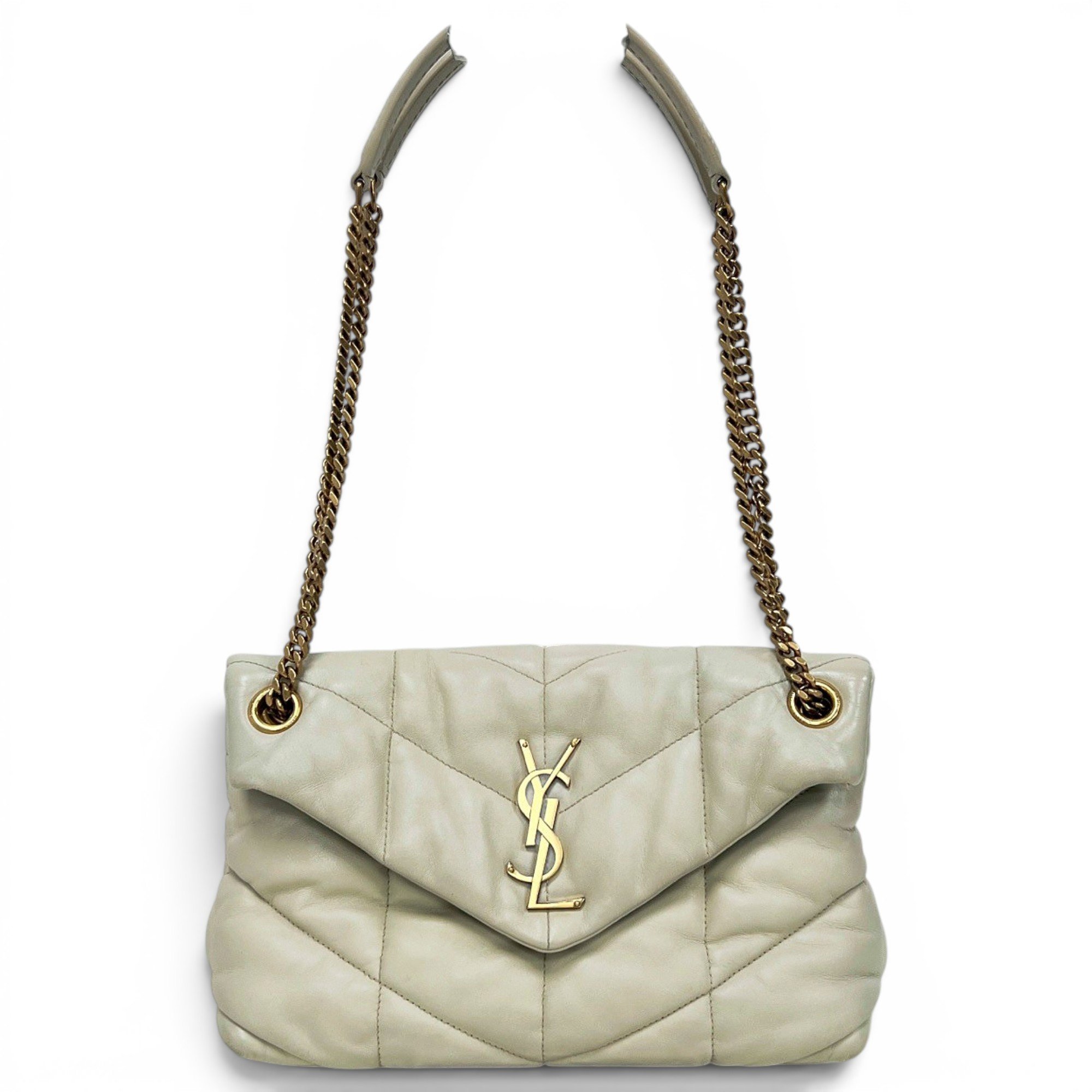 Loulou Puffer leather crossbody bag