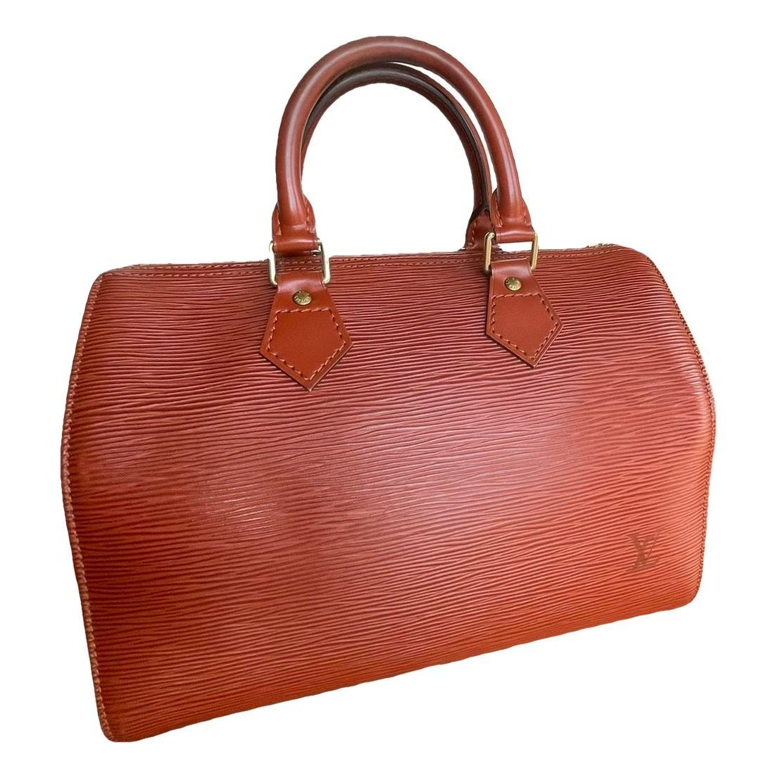 Speedy leather handbag