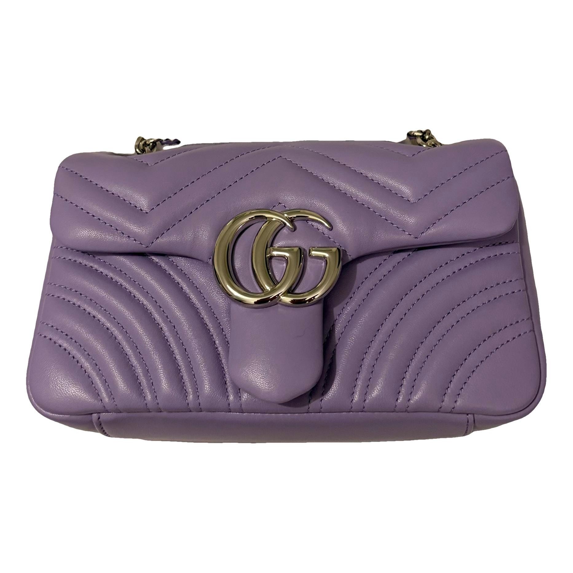 GG Marmont Flap leather crossbody bag