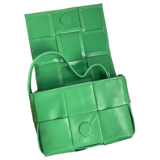 Cassette leather crossbody bag