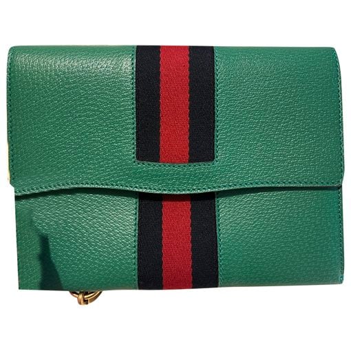 Ophidia leather clutch bag