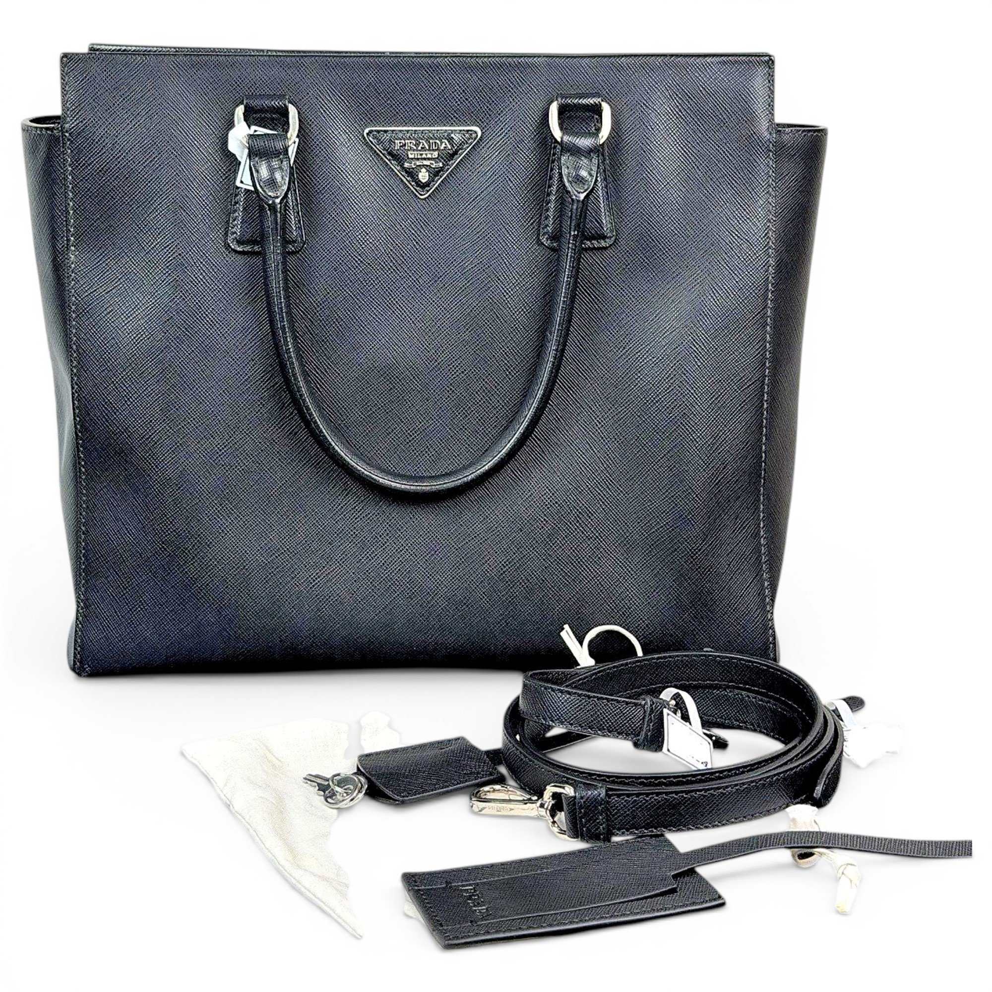 Leather tote