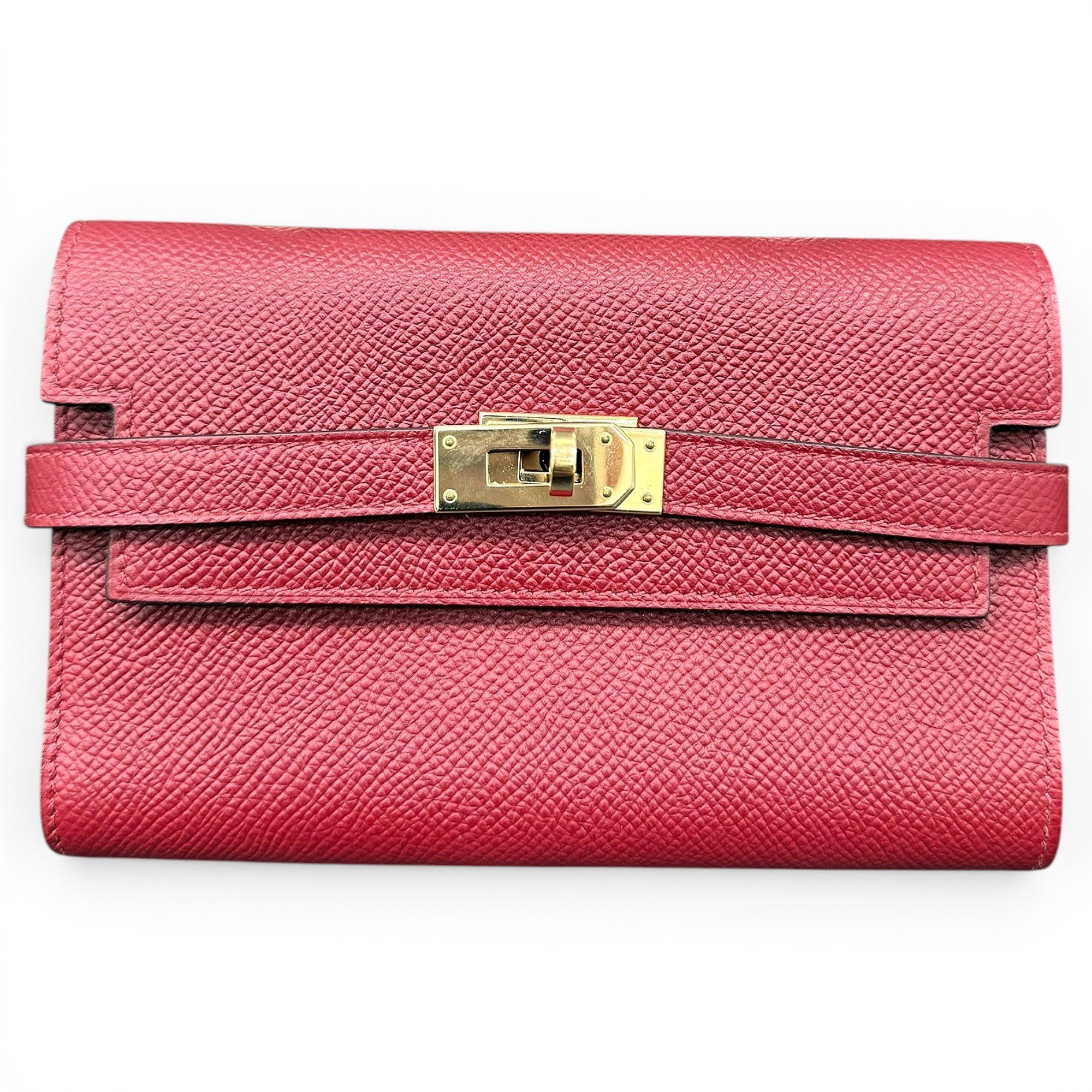 Kelly to go leather clutch bag