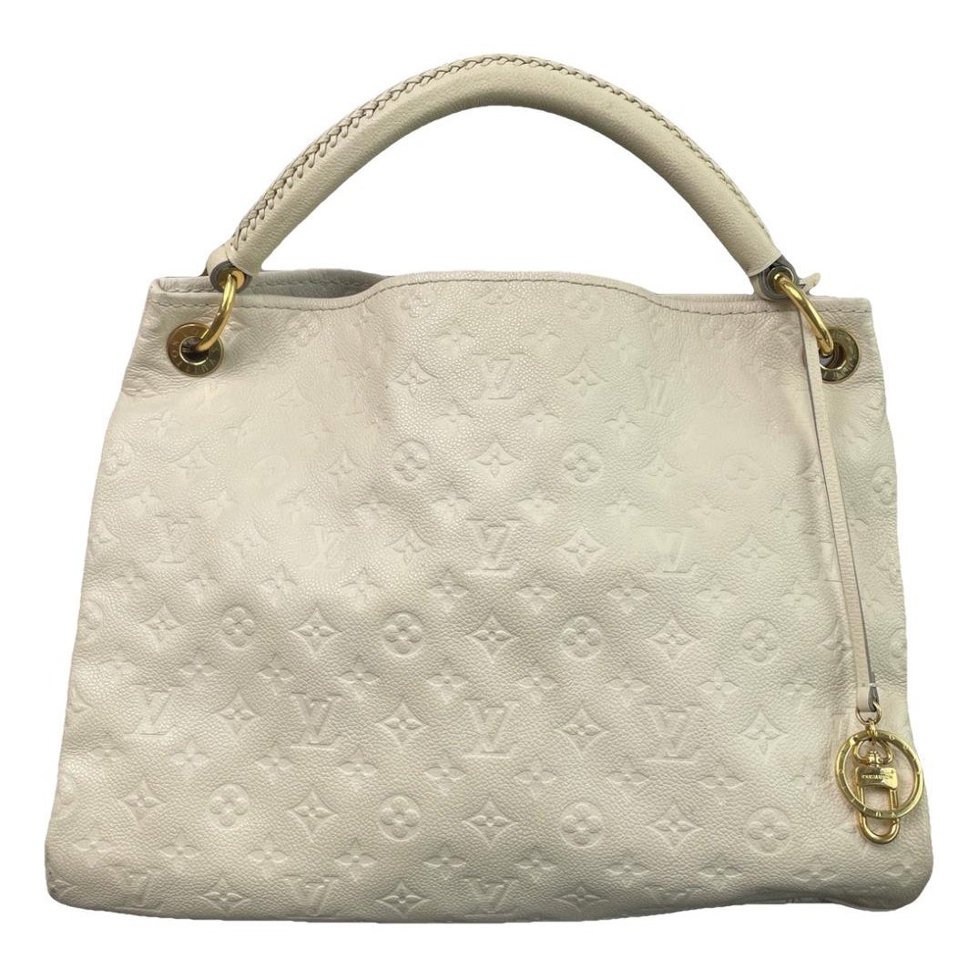 Artsy leather handbag