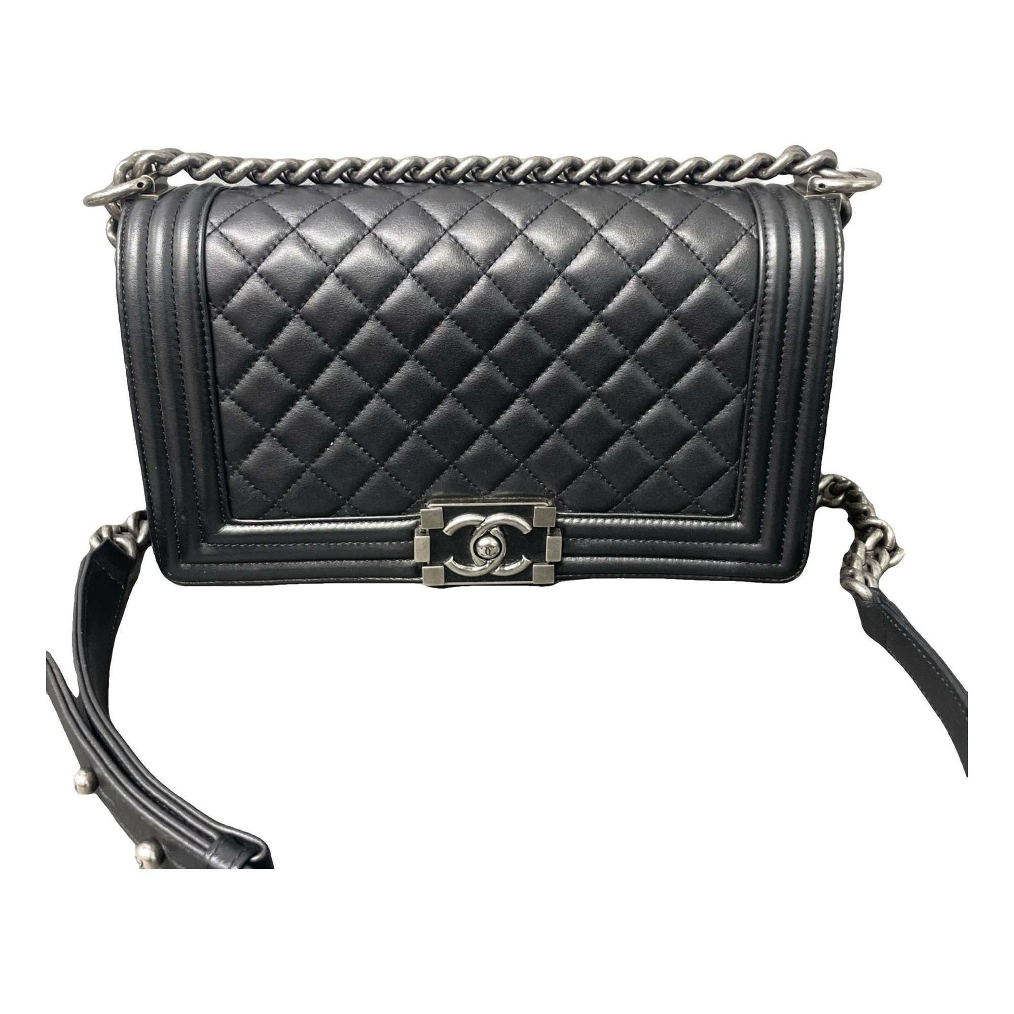 Boy leather crossbody bag