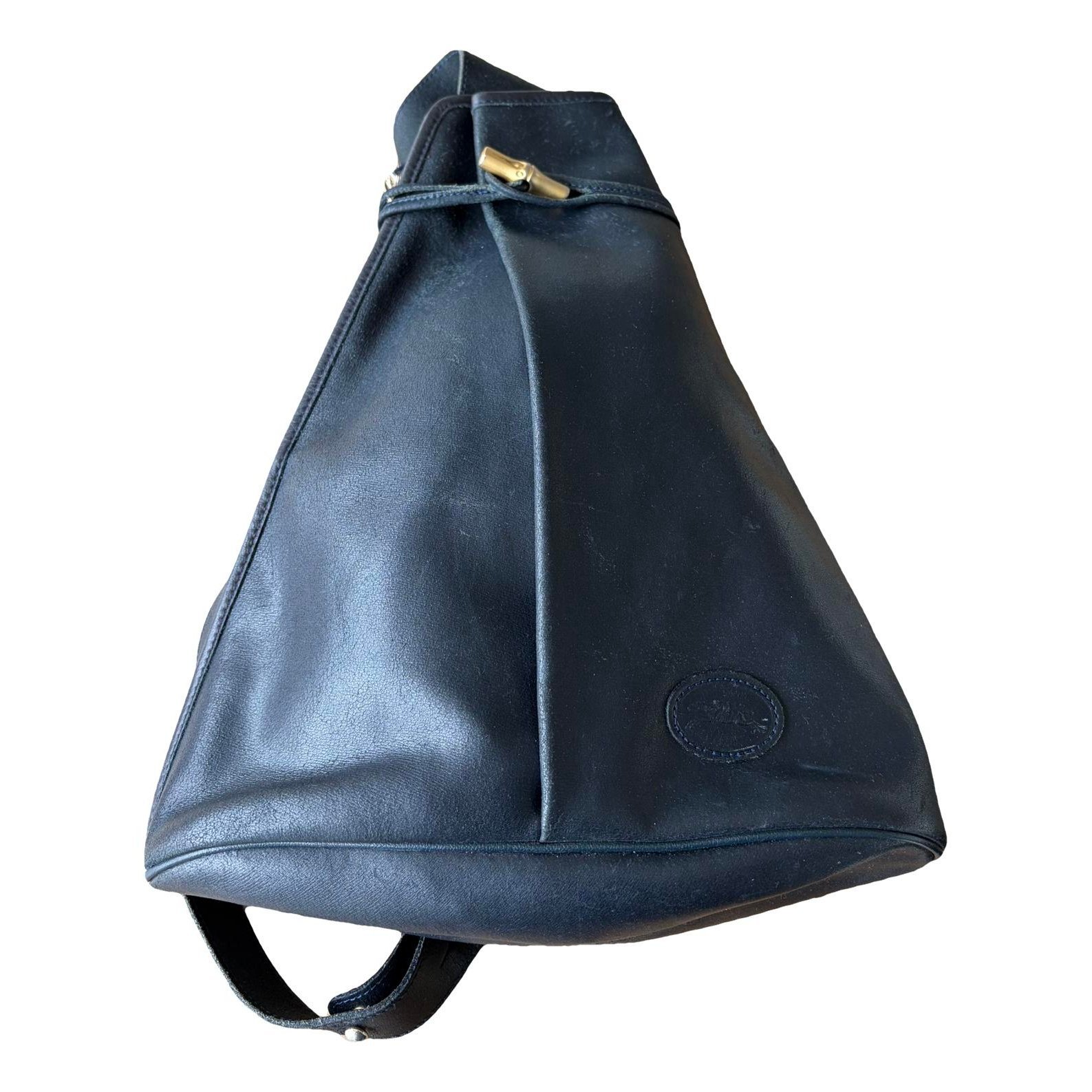 Leather backpack
