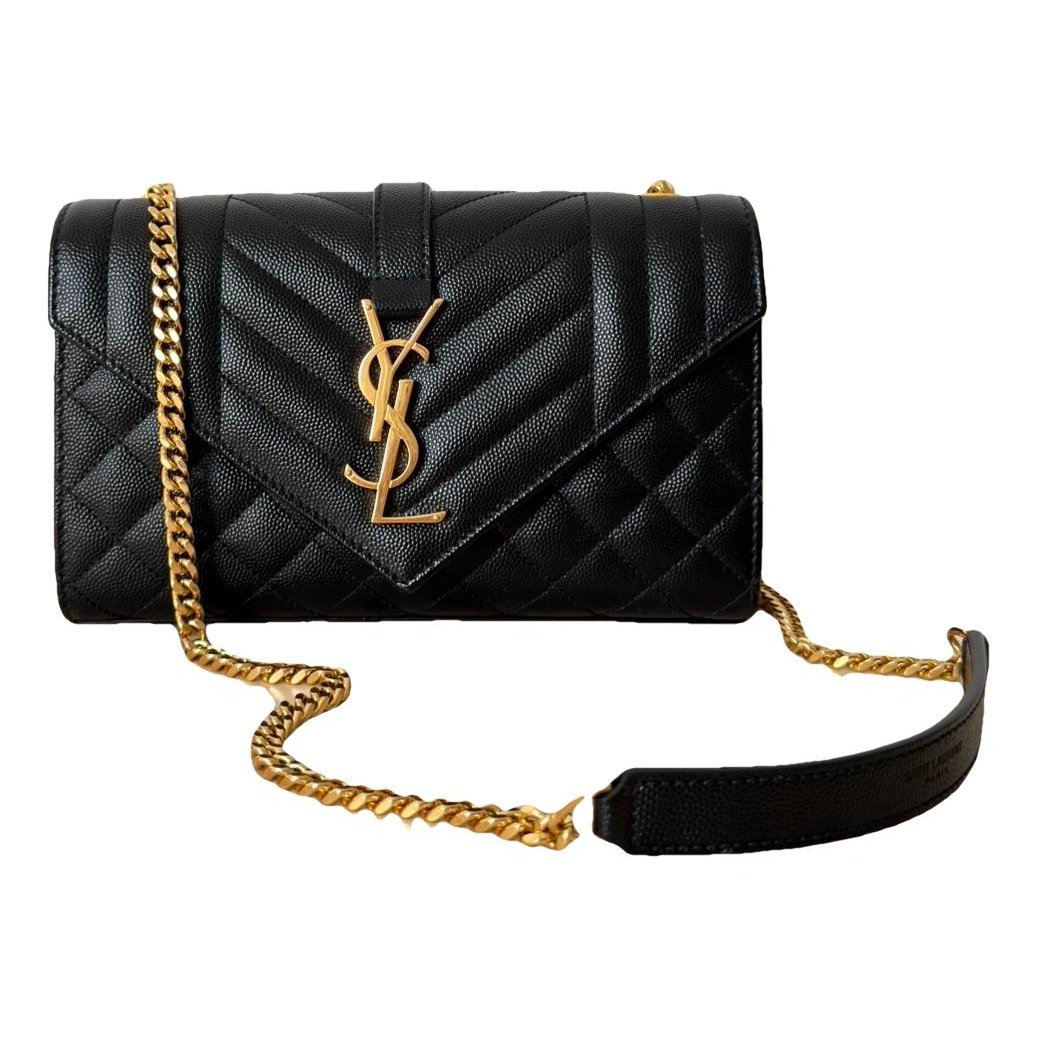 Envelope leather crossbody bag