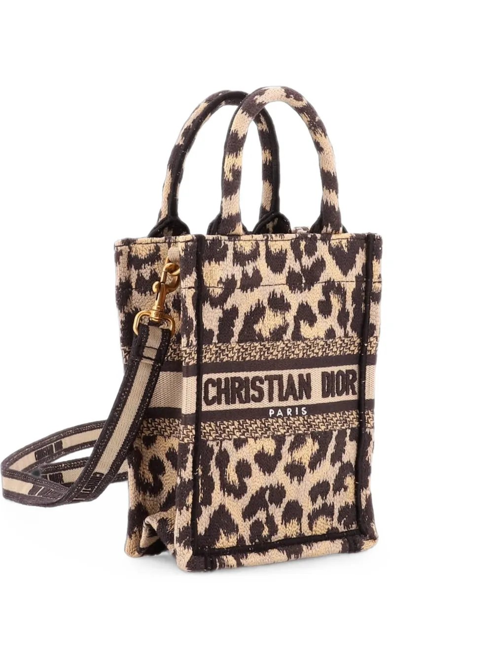 Book Mizza Embroidered Canvas Vertical tote bag