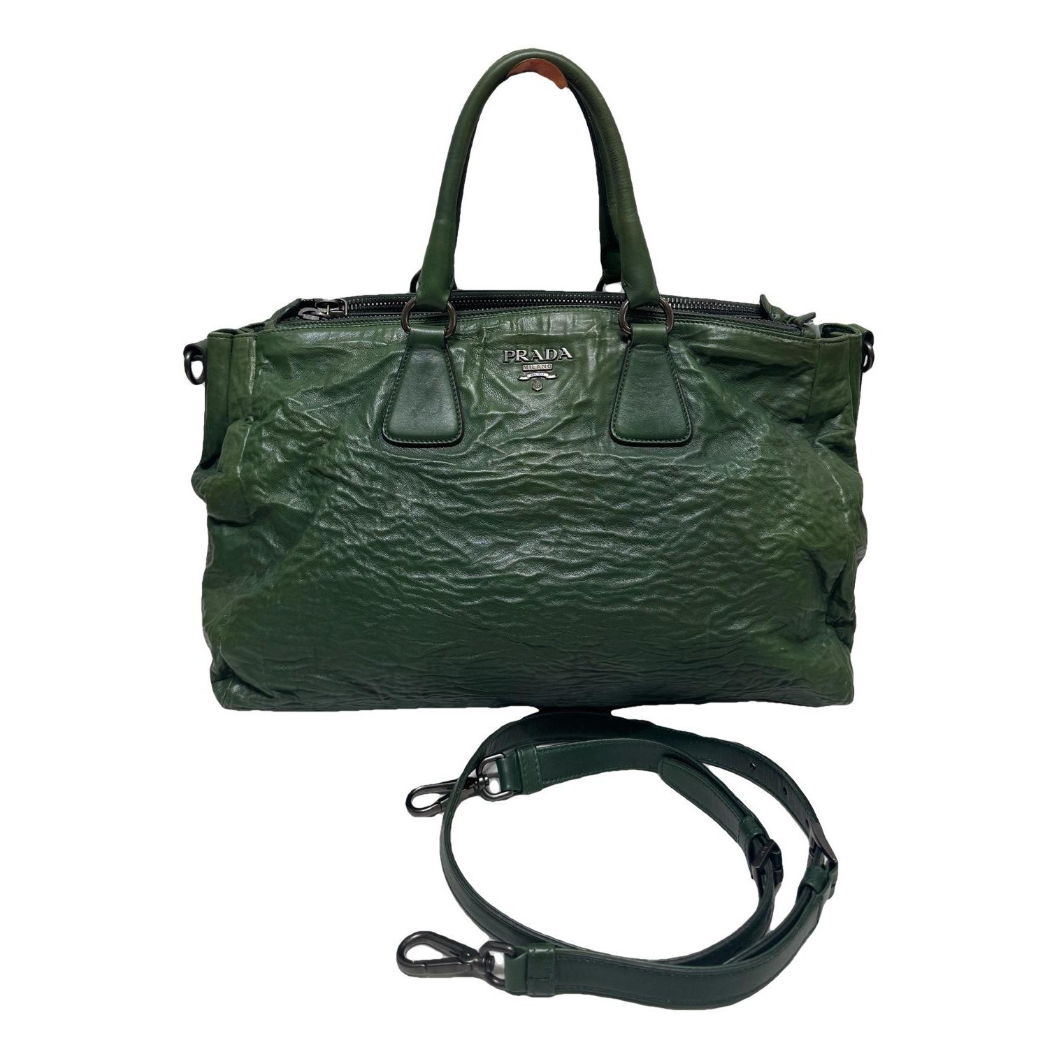 Leather handbag