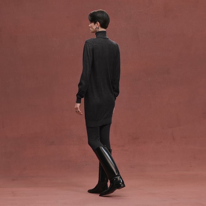 Gris Volcanique Tunic Dress
