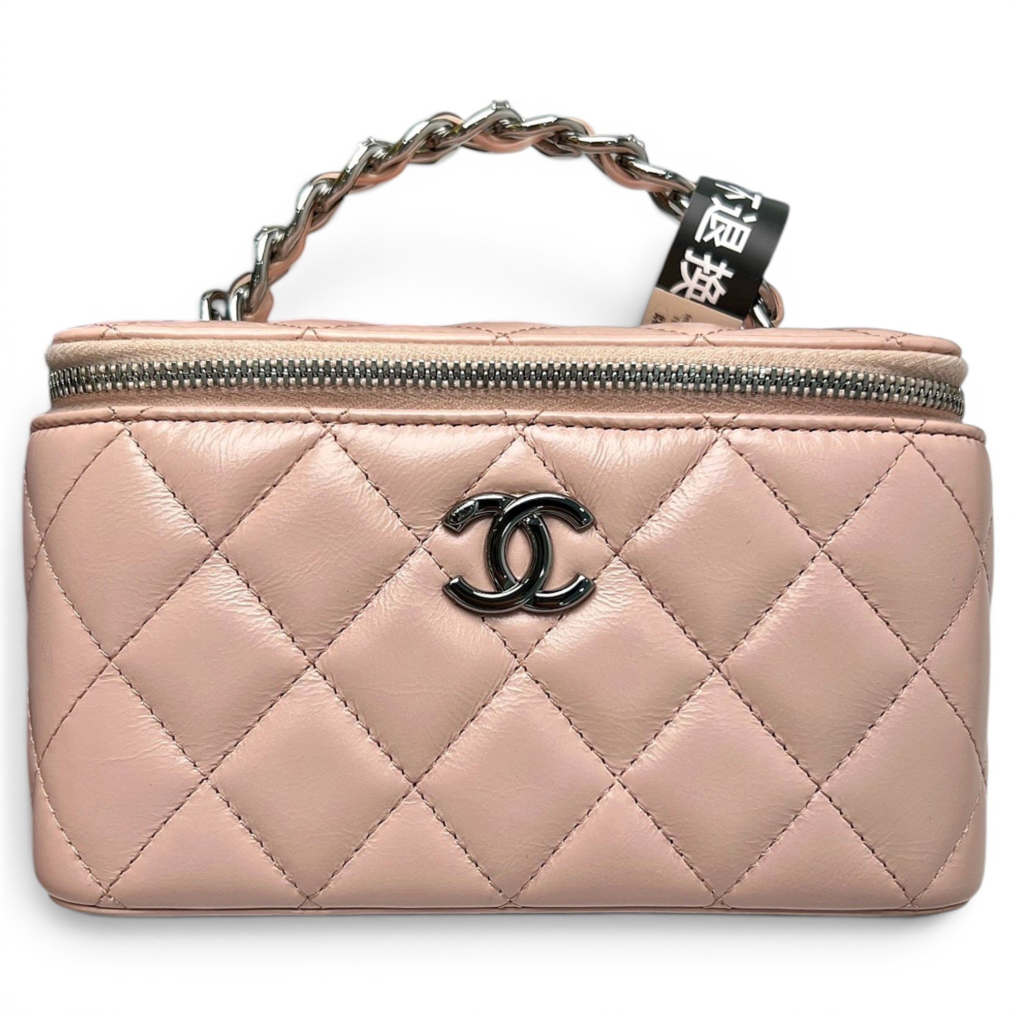 Trendy CC Vanity leather handbag