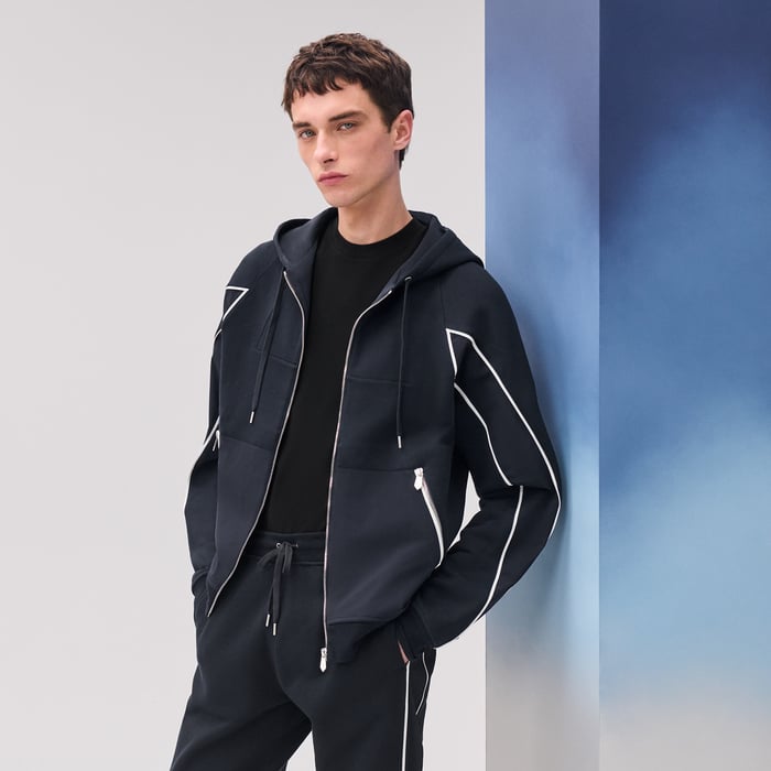 Marine Sport Capsule Zipped Hooded Sweater