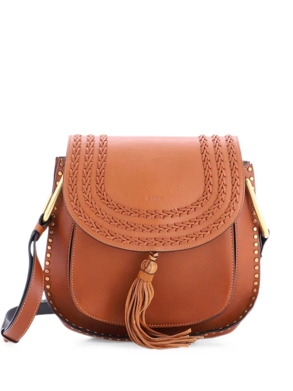 Chloe Hudson Handbag Whipstitch Leather Medium crossbody bag