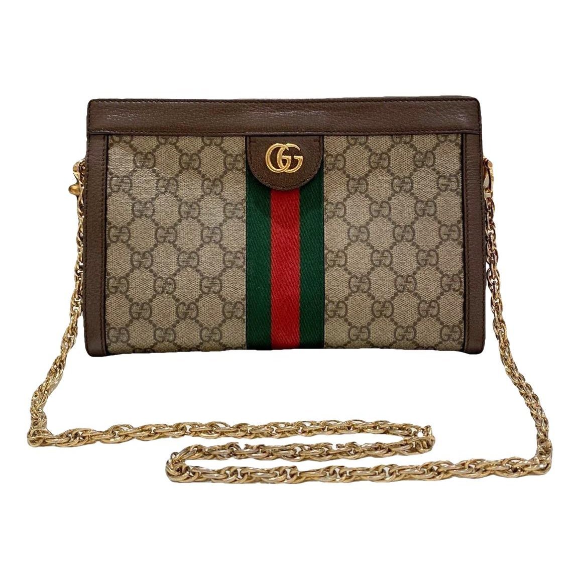 Ophidia Chain leather handbag