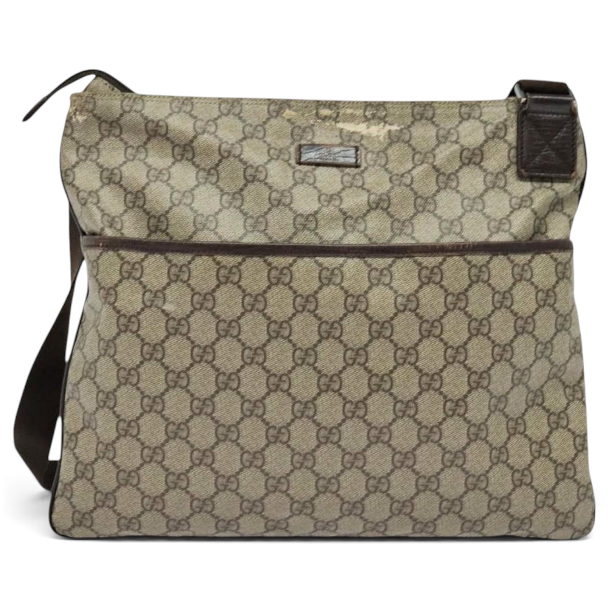 Leather crossbody bag