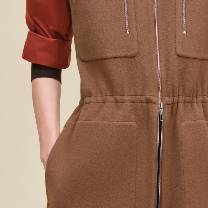 Long Bomber Vest